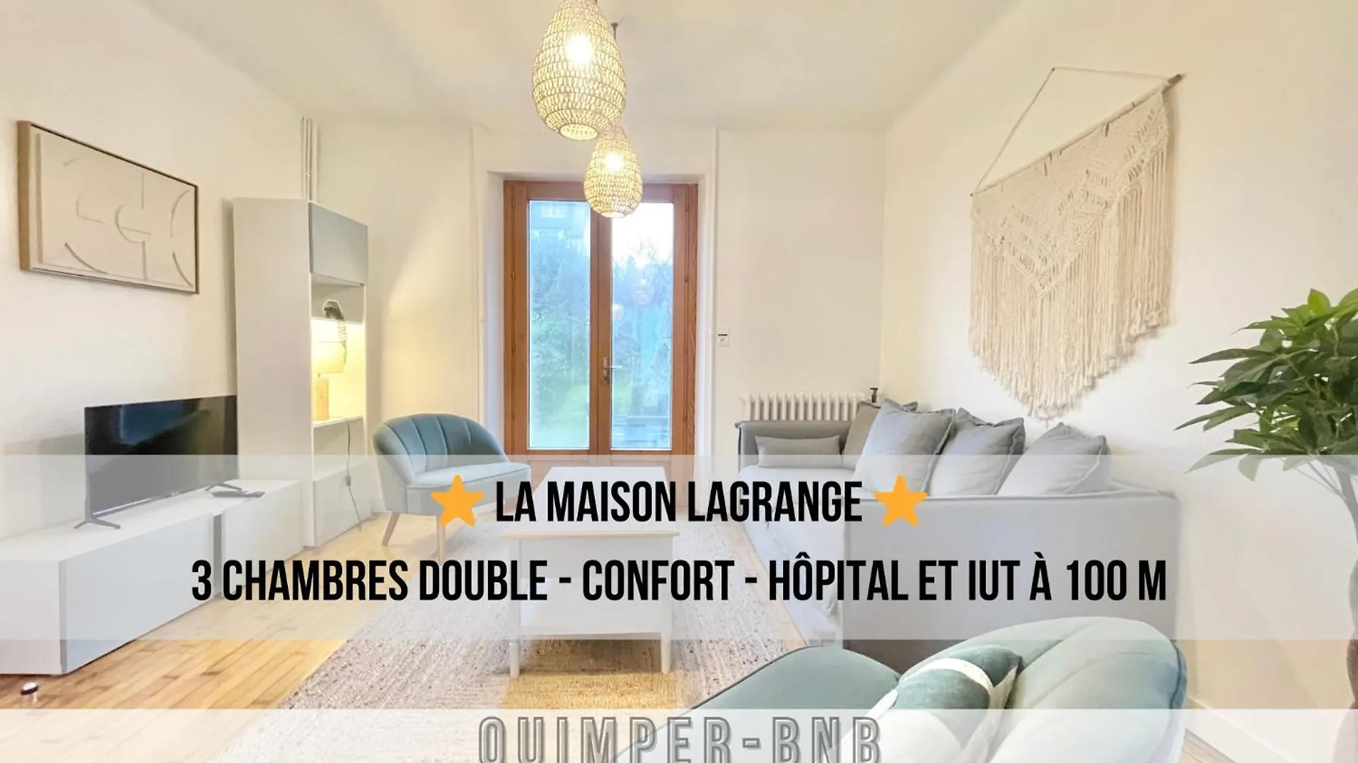 Maison Lagrange - 4 Chambres Quartier Iut Hopital Quimper France