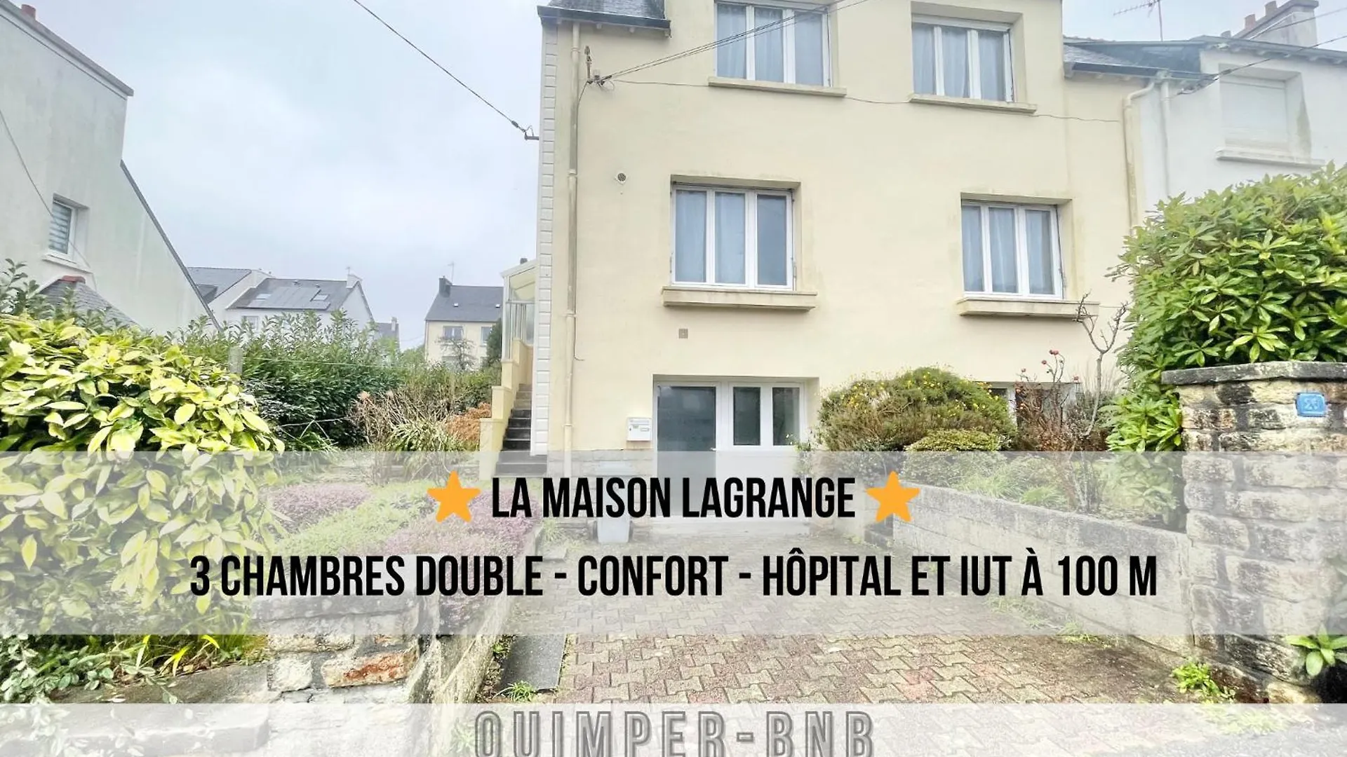 Holiday home Maison Lagrange - 4 Chambres Quartier Iut Hopital Quimper